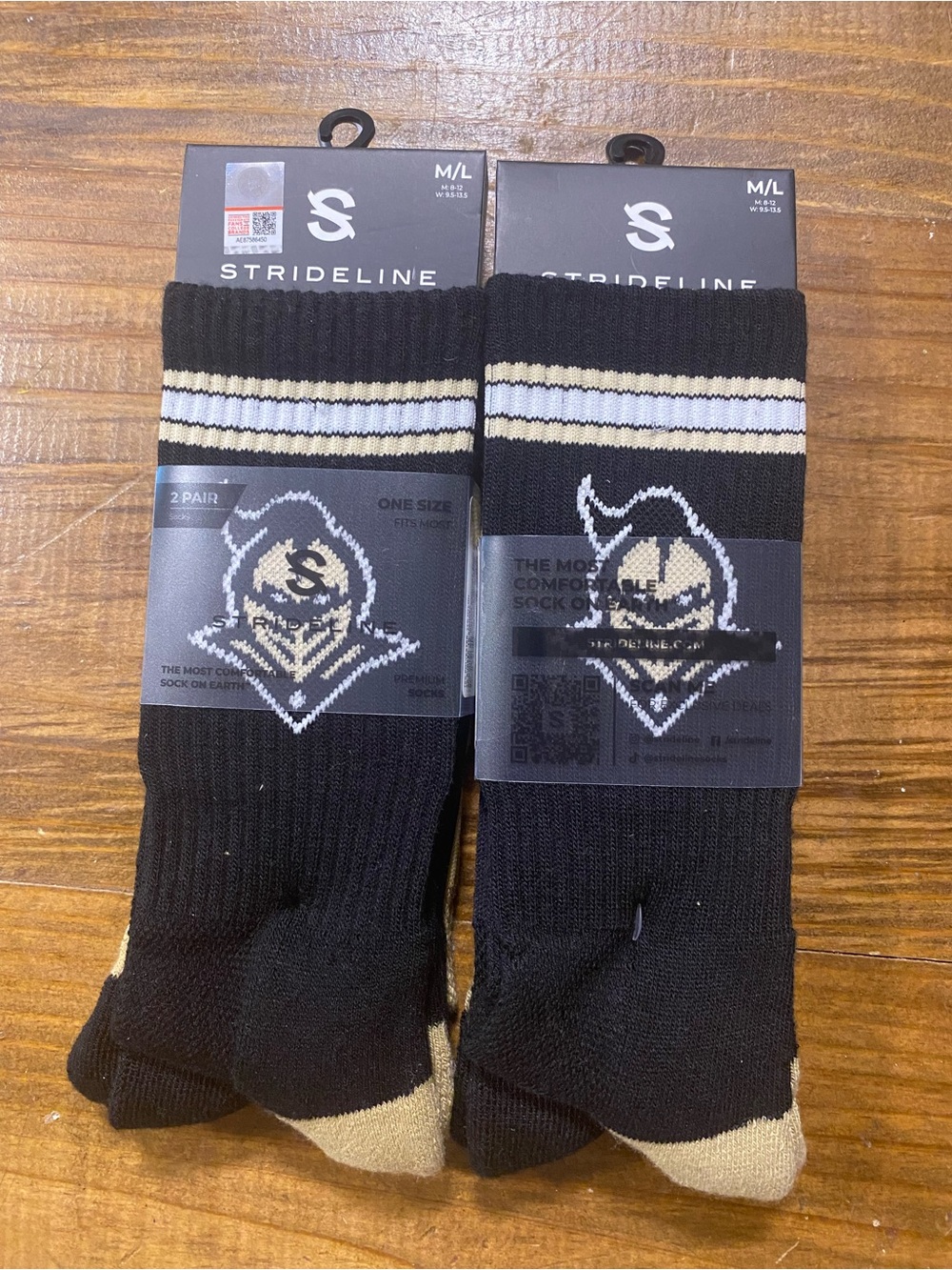 Men’s UCF Knights Athletic Crew Socks 4 Pair